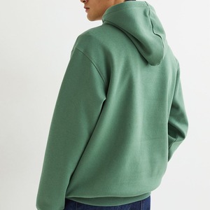 คอลเลคชั่นใหม่ฤดูใบไม้ร่วง-ฤดูหนาว 2026 เสื้อฮู้ดดี้ผู้ชายทรงโอเวอร์ไซส์สุดเทรนดี้ คุณภาพสูง อุ่นสบาย ทรงหลวม สีพื้น ลายนูน - Product Image 4