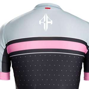 2025 nuevos OEM Full Zip hombres sublimación ciclismo Jerseys 100% poliéster Material Premium alta calidad transpirable secado rápido personalizado - Product Image 5