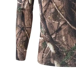 Chemises tactiques de camouflage d'extérieur à marque privée, respirantes, coupe-vent, 100% polyester, vêtements de chasse performants, service OEM, usine - Product Image 5