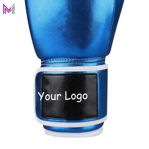 Gants de boxe professionnels en cuir métallisé de haute qualité, sur mesure, avec fermeture à lacets, imperméables, pour adultes, pour le sparring et l'entraînement - Product Image 6