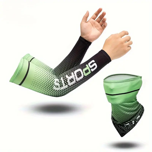 Mangas de brazo de verano para exteriores, protección UV, refrigeración para hombres y mujeres, bloqueador solar, sublimación, manga de brazo para ciclismo - Product Image 1