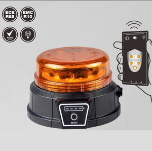 Ứng dụng điều khiển ánh sáng nhấp nháy không dây mới dẫn đèn hiệu <span class=keywords><strong>LED</strong></span> ánh sáng có thể sạc lại 12V-24V đèn flash đèn hiệu cho xe tải SUV của cơ sở từ tính - Product Image 1