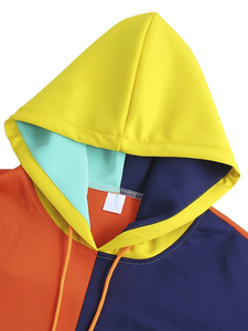 Sudadera con Capucha de Invierno para Hombre, Personalizada al por Mayor, Color Sólido Personalizado, de una Sola Pieza, de Forro Polar, de Secado Rápido, 100% Algodón - Product Image 5