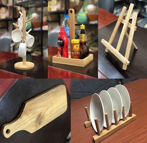 De alta calidad de producto personalizado placa de madera titular organizador de cocina tamaño 115x180xH75mm o 115x250xH75mm hecho en Vietnam - Product Image 6