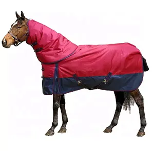 Équestre 1200D couverture anti-déchirure imperméable, poids moyen, garder au chaud en hiver, tapis cheval