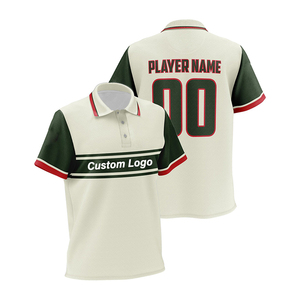Polos personalizados de impresión de bordado de algodón liso poliéster Spandex de secado rápido transpirable deporte Golf trabajo corporativo - Product Image 1