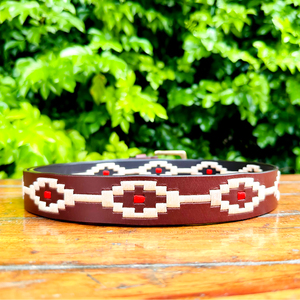 Mencia Luxe Classique Style Polo Ceinture 100% En Cuir Véritable Fil Synthétique Nouvelle Mode Style Décontracté Longueur Personnalisée Boucle En Laiton - Product Image 4