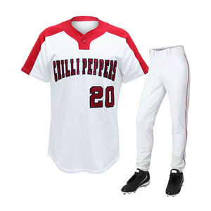 Camisetas de béisbol personalizadas de alta calidad Crea tus propios uniformes de equipo con logotipo personalizado y nombres de jugadores Uniforme de béisbol - Product Image 1