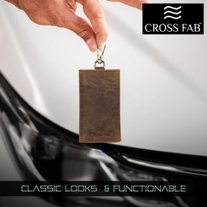 Llavero de Cuero Crazy Horse a Precio de Fábrica, Llavero de Moda para Hombre y Mujer, Tarjetero para Coche, Mini Bolsa - Product Image 3