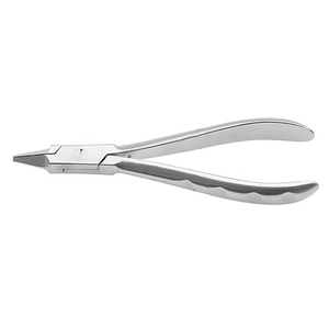 Premium <b>Flat</b> <b>Nose</b> <b>Plier</b> Crosswise Grooves Stainless Steel Orthodontic Serrated Jaws Wire Gripping Bending Reusable Tools CE ISO - Product Image 3