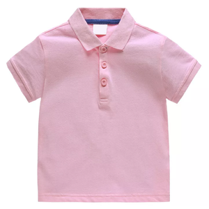 Polo de manga corta de secado rápido para niños y niñas, ropa transpirable de primera calidad, Color sólido, Unisex - Product Image 6