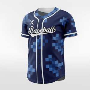 Men's Polyester <b>Baseball</b> Jersey - Sublimation Print & Moisture Wicking, Spring/Autumn Custom OEM/ODM - Product Image 3