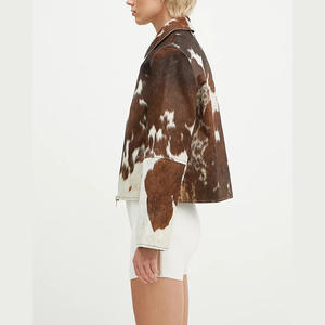 Ropa Urbana De Moda Para Mujer, Chaqueta De Cuero, Chaquetas De Tallas Grandes Para Mujer, Chaqueta Corta De Cuero - Product Image 5