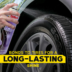 Getsun Tire Shine Spray Wet Look Tire Dressing Revestimiento protector de alto brillo - Product Image 2