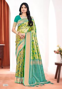 Nouveau sari en soie kanjivaram en vente en ligne - Product Image 4