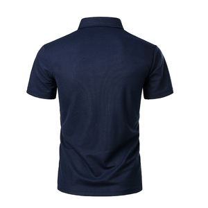 Polo de hombre de algodón 100% al por mayor, camiseta pesada de gran tamaño de alta calidad con estampado bordado personalizado - Product Image 5