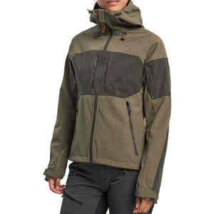 Chaqueta Cortavientos Impermeable para Mujer, Chaqueta con Capucha de Softshell para Senderismo, Chaqueta Transpirable con Cremallera de Softshell para Mujer - Product Image 1