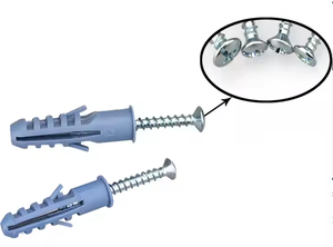 China fabriek plastic expansiepluggen en rubberen pluggen met plastic buis expansieschroefankers hoge kwaliteit productcategorie - Product Image 6