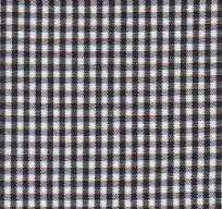 ผ้าฝ้ายลายตารางสีดำ