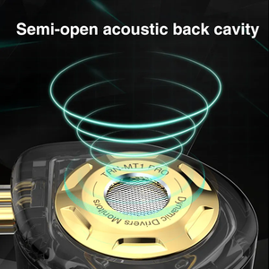 Audífonos Intrauditivos TRN MT1 <span class=keywords><strong>Pro</strong></span> Hi-Fi 1DD Dinámicos, con Bajos de Alta Fidelidad, Metálicos, para Deportes, Compatibles con KZ EDX TA1 <span class=keywords><strong>B</strong></span> - Product Image 4