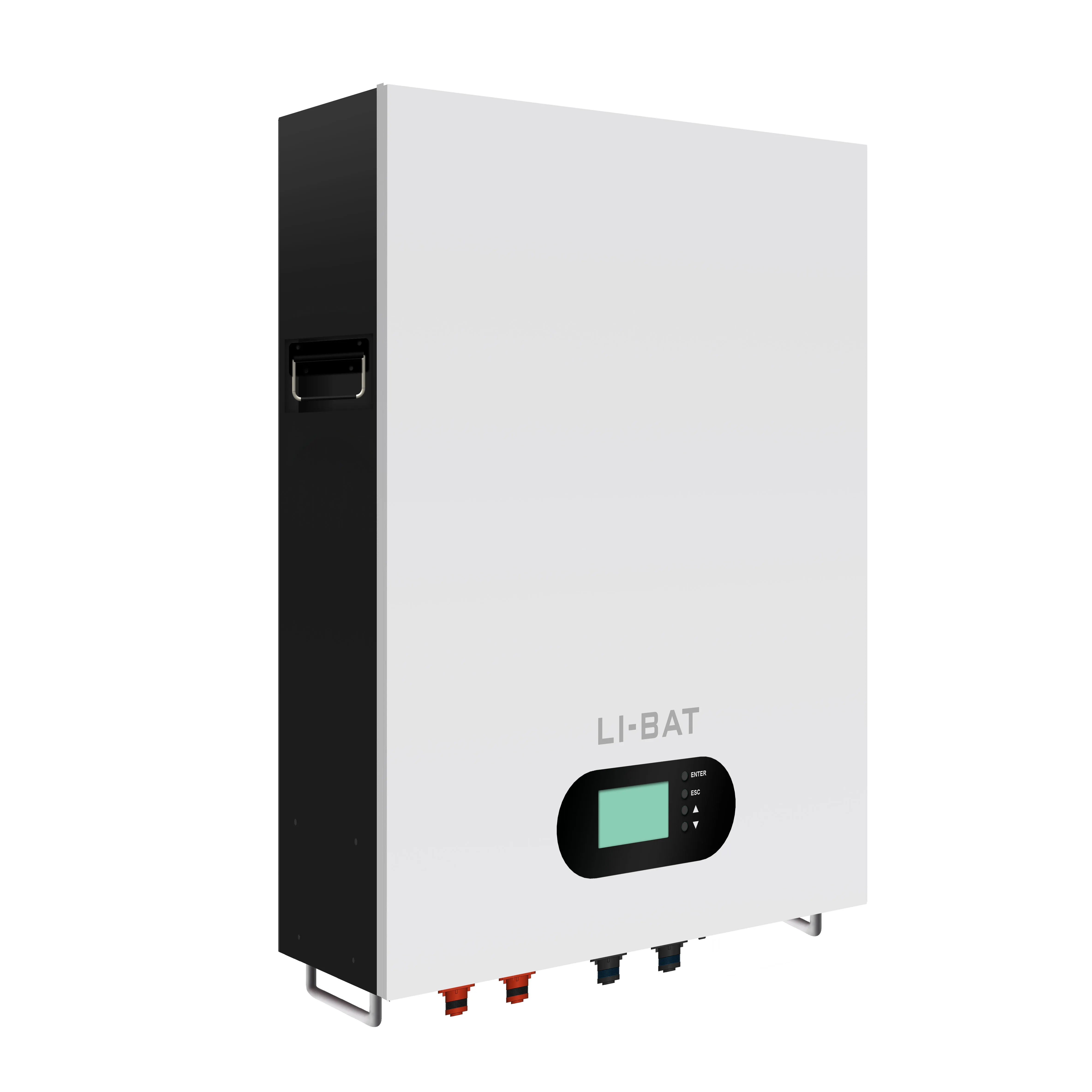 Deposito di batterie elettriche solari a parete dirette in fabbrica agli ioni di litio 5.12kwh/9.6kwh/10.24kwh/14.3kWh per l'accumulo di energia domestica