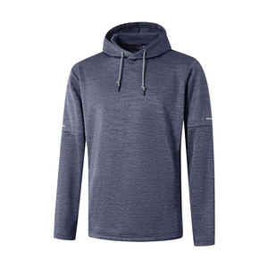 เสื้อฮู้ดผ้าฟลีซเนื้อนุ่มพิเศษพร้อมกระเป๋าจิงโจ้สำหรับผู้ชาย ขายดี แฟชั่นเสื้อสเวตเชิ้ตสีพื้น - Product Image 3