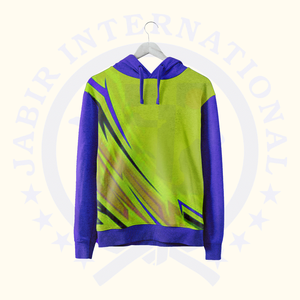 เสื้อมีฮู้ดผ้าฝ้ายหนาทรงโอเวอร์ไซส์สำหรับผู้ชายเสื้อมีฮู้ดแบบสวมหัวพิมพ์ลายทั่ว100% ผ้าฝ้ายน้ำหนักมาก - Product Image 1