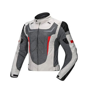 2025 vente en gros prix moto vestes conception personnalisée vélo course prix raisonnable hommes en cuir véritable moto veste - Product Image 6