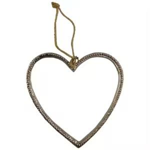 Decoración colgante de corazón de Metal de estilo Vintage para decoración de fiesta navideña en casa - Product Image 2