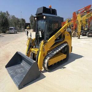 Gehl RT210 Yellow Crawler Loader Skid Steer Loader High Lift Hydraulic Bucket Compact <b>Track</b> Loader for Construction - Product Image 3