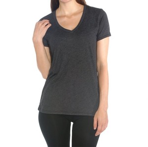 Ropa Deportiva Personalizada CAMIS, Top Deportivo con Cuello Redondo, 100% Poliéster, Acanalado, de Secado Rápido, Ecológico, Estilo Urbano, con Cuello Peter Pan para Mujer - Product Image 4