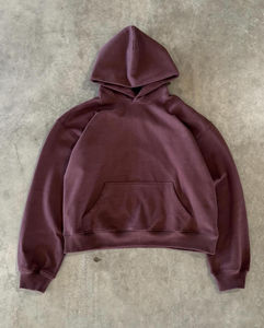 ชุดเซ็ตเสื้อฮู้ดดี้และกางเกงจ็อกเกอร์ผ้าฟลีซเนื้อหนา 500GSM ผลิตจากผ้าฝ้าย 100% ระบายอากาศได้ดี เป็นมิตรกับสิ่งแวดล้อม เหมาะสำหรับสตรีทแวร์ แบบเรียบง่าย - Product Image 5