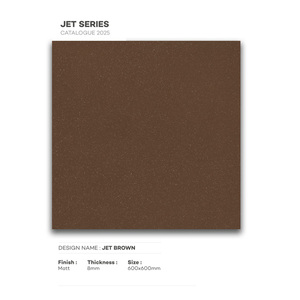 FULL BODY Jet Series Supermarket Hall Acabado mate Antideslizante 60x60cm Azulejos de porcelana para dormitorio Superficie sólida de cuerpo completo - Product Image 2