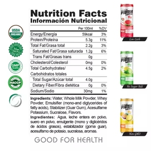 500ml chanh chanh bạc hà châm ngòi puree 100% ít chất béo Lactose gluten miễn phí sản phẩm hot nhãn hiệu riêng OEM BRC Halal giấy chứng nhận - Product Image 4