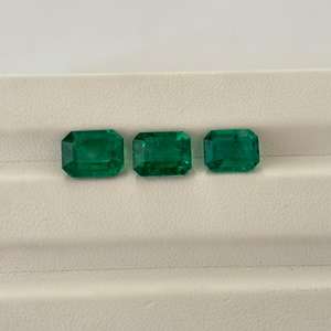 Pierre précieuse émeraude verte de Zambie la plus populaire, 5 CTW, coupe octogonale, pierre facettée en vrac pour la fabrication de bijoux, livraison gratuite au meilleur prix - Product Image 4