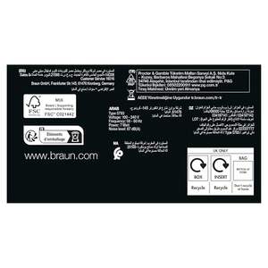 Rasoir électrique rechargeable avec lames doubles de précision pour hommes, rasoir humide/sec, étanche IPX7, étui de voyage, base de charge - Gris - Product Image 1