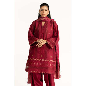 IUSTKSD-2006 Traje de Verano de 3 Piezas con Bordado de Lentejuelas - Product Image 6
