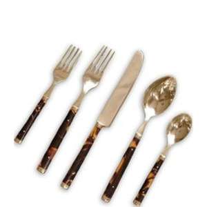 ชุดช้อนส้อมมีดด้ามทำจากเรซินที่มีดีไซน์เรียบหรูและด้ามจับจับง่ายทำให้การรับประทานอาหารสนุกและสง่างามยิ่งขึ้น - Product Image 2