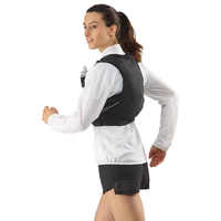 Sac à dos d'hydratation pour course à pied sur sentier, personnalisé, imperméable, écologique, avec deux poches souples pour bouteilles, léger, en mesh, pour marathon, gym, sport