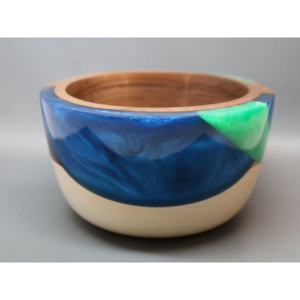 Superior Quality Wooden and Resin Tabletop Food Serverware Bowl Home and Kitchen <b>Dinnerware</b> for Party Occasions - Product Image 3