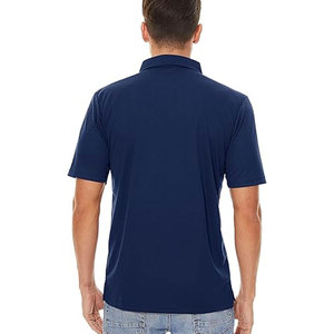 เสื้อโปโลผู้ชาย ผ้าคอตตอน 100% ทอลายถัก แห้งเร็ว แขนสั้น สำหรับตีกอล์ฟ ไม่ยับง่าย - Product Image 5