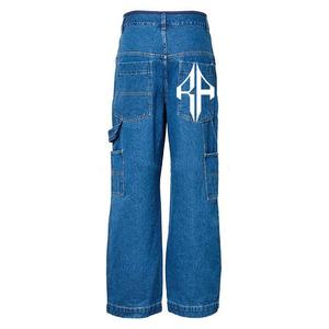 Nuevo Top 100% algodón de alta calidad con cuello levantado invierno Denim chándal impreso transpirable secado rápido Color personalizado OEM/ODM - Product Image 3