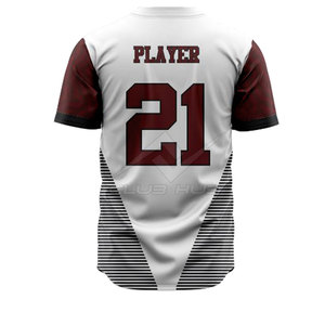 Uniformes de baseball imprimés avec logo personnalisé pour adultes fabriqués en usine avec un design unique et un style respirant disponible en taille adulte - Product Image 4