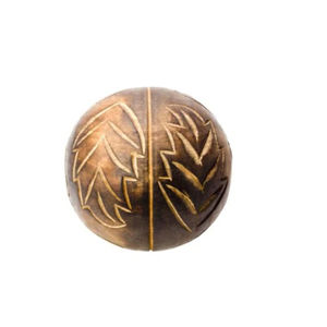 Stylish Decorative Mango <b>Wood</b> Round Balls For Centerpiece Or Individual Use Carved <b>Brown</b> Solid <b>Wood</b> Bowl <b>Filler</b> Home Decor - Product Image 6