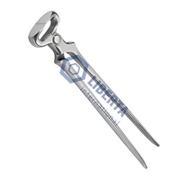 Liberta International 15 pouces en acier inoxydable fer à cheval droit coupe Instruments vétérinaires Offre Spéciale cheval ferrage sabot