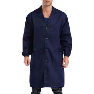 Bata de Laboratorio para Hombre con Logotipo Personalizado al por Mayor, 100% Algodón, Alta Calidad, Uso Hospitalario, Último Diseño, Precio Económico, Detección de Agujas, OEM - Product Image 1