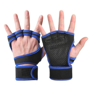 Custom Non Slip Half Finger Weightlifting Gloves Neoprene Gym Palm Support Training Gloves for Men Women - Product Image 2