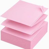 Papel Continuo NCR de 3 Capas Perforado Sin Carbón A4 para Impresoras de Matriz de Puntos Impresión UV Offset