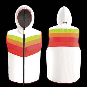 Chaleco de seguridad sin mangas de alta visibilidad con cinta reflectante para trabajadores de la construcción y exteriores - Product Image 6