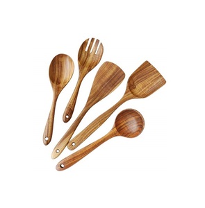 Cuchara para servir cena de madera de lujo más vendida para el hogar y los hoteles, cuchara para servir comida y almuerzo, producto de madera de la mejor calidad 100% - Product Image 4